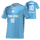 Flight Jersey Gradient - Sky Blue